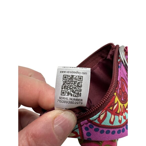 Vera Bradley Lighten Up Zip ID Case Resort Medallion - Picture 7 of 7
